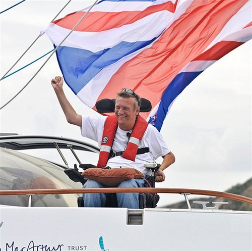 Geoff Holt crossed the Atlantic as a solo sailor in 2010 © Todd VanSickle